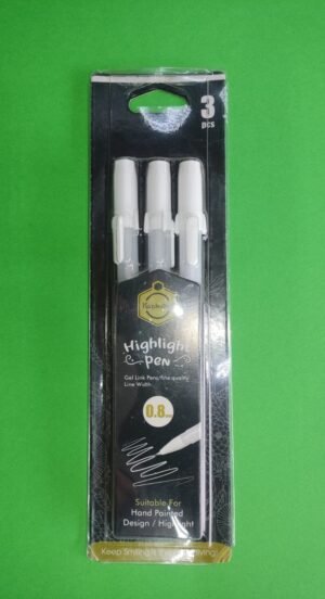 LAPICERO BLANCO GEL KEEP SMILING 0.8 MM X 3 PCAS