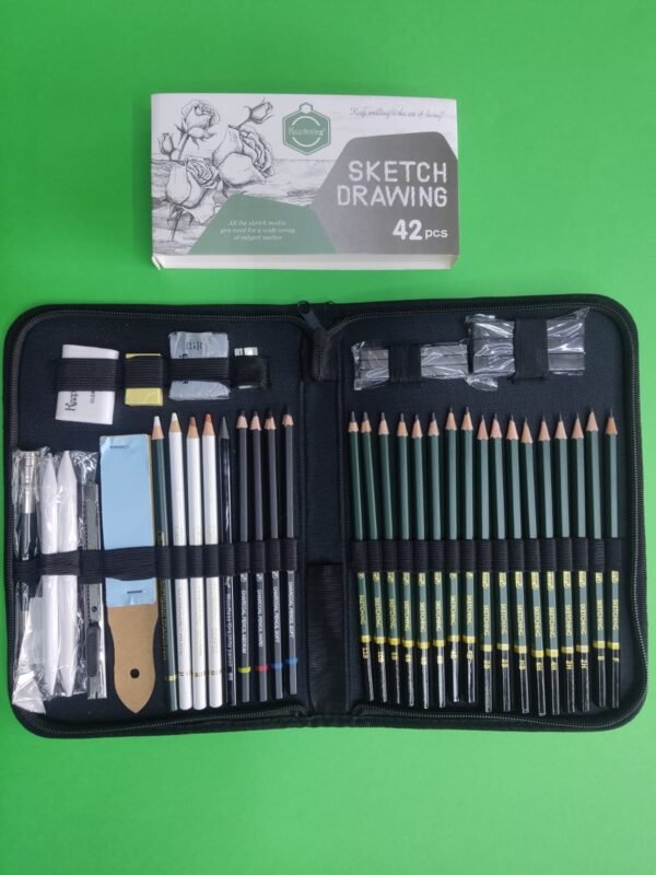 SET DE DIBUJO KEEP SMILING X 42 PCAS