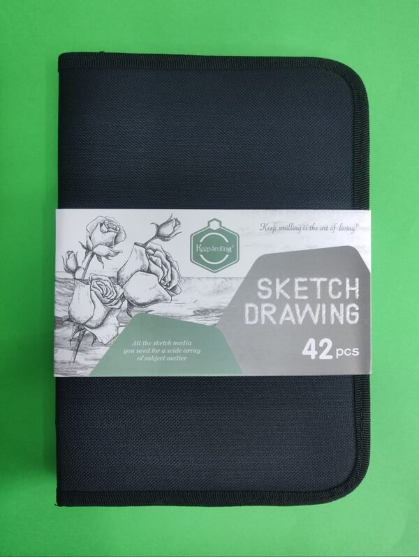 SET DE DIBUJO KEEP SMILING X 42 PCAS