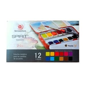 ACUARELA EN PASTILLAS SPONDYLUS SPIRIT WATERCOLOR X 12