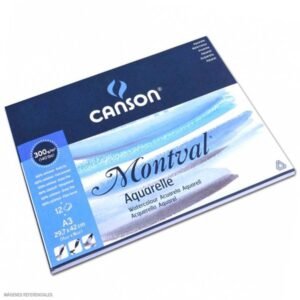 BITACORA CANSON MONTVAL 300 GR X 12 HOJAS TAMAÑO A3