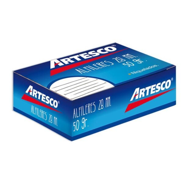 CAJA DE ALFILERES DE 28 MM ARTESCO