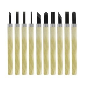 JUEGO DE CUCHILLA PARA GRABADOR KAMASA X 10 PCAS