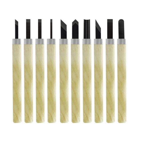 JUEGO DE CUCHILLA PARA GRABADOR KAMASA X 10 PCAS