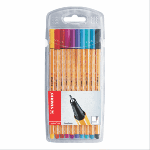 SET FINEPEN POINT 88 STABILO X 10 PCAS 8810-1