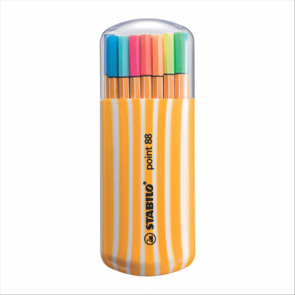 SET FINEPEN POINT 88 STABILO X 20 PCAS 8820-021