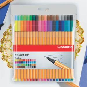 SET FINEPEN POINT 88 STABILO X 40 PCAS 8840-1